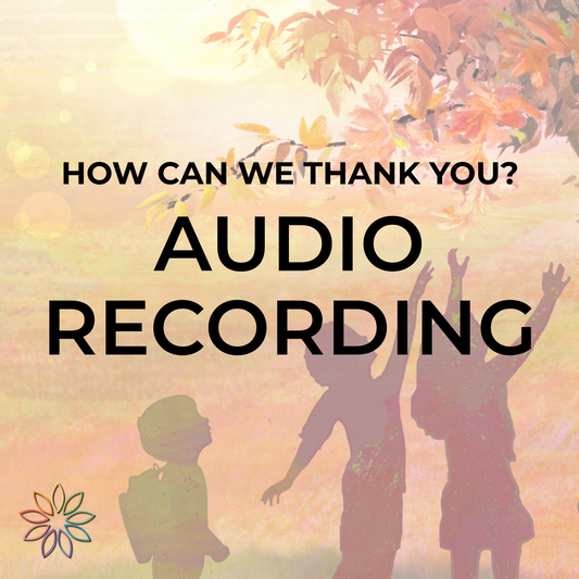 How Can We Thank You? | Audio Recording